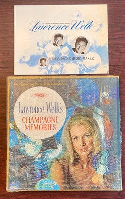 LAWRENCE WELK'S ''CHAMPAGNE MEMORIES'' BOXED SET WITH 5 ALBUMS