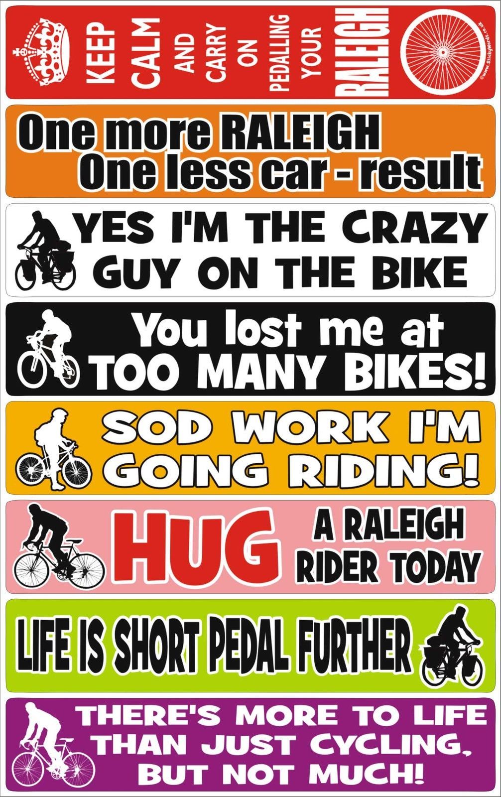 Bicycle Stickers & Decals for sale eBay