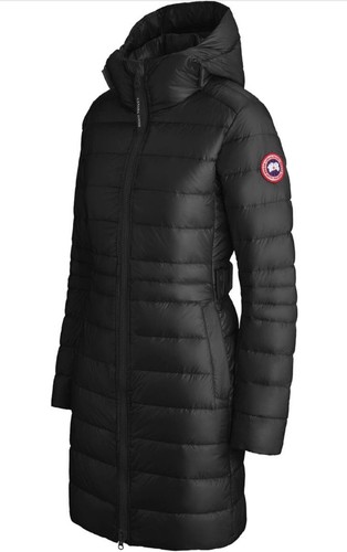 Pre-owned Canada Goose Cypress Packable Hooded 750-fill-power Down Puffer Medium In Black