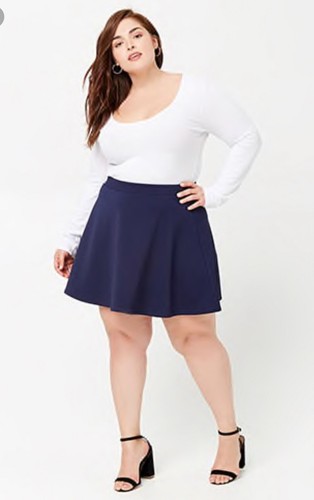 【新品】Audire Noble high-waist skirt Navy 新品】Audire Noble high-waist skirt Navy