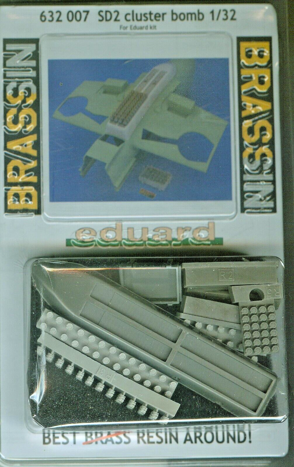 Eduard 1/32 Brassin cluster bomb for the SD2 kit by Eduard - 632007 Eduard 1/32 Brassin cluster bomb for the SD2 kit by Eduard - 632007