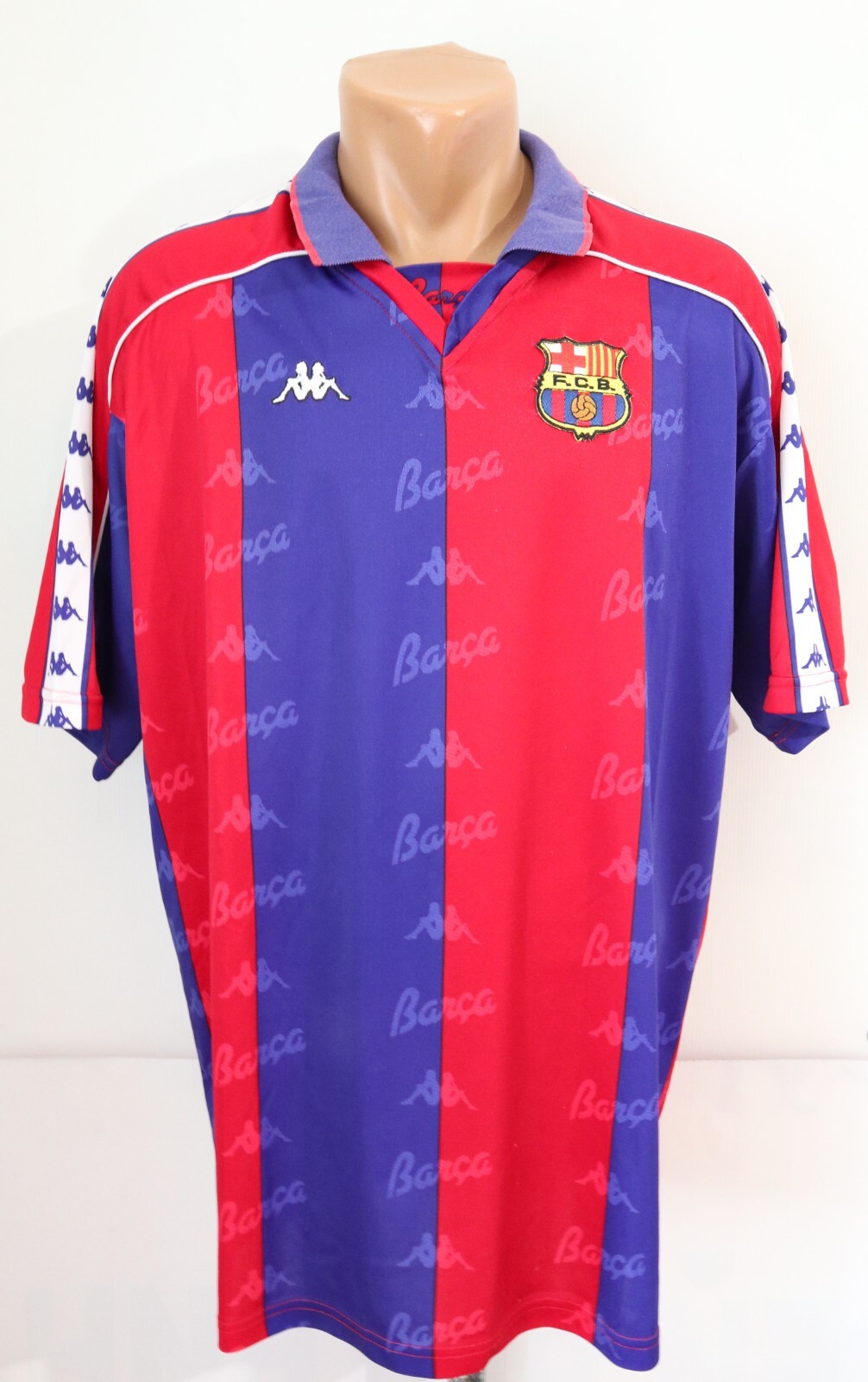 【希少】90s Kappa FC BARCELONA ゲームシャツ L AY32 希少】90s Kappa FC BARCELONA ゲームシャツ L AY32 - メルカリ