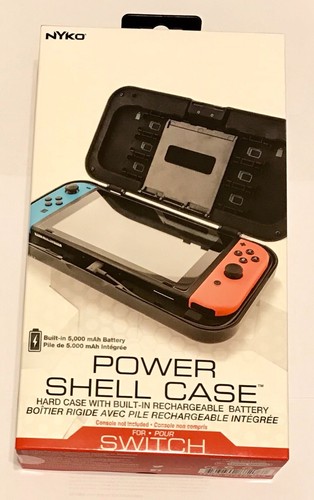 Nintendo Switch Power Shell storage and charging case in one by NYKO FREE Ship