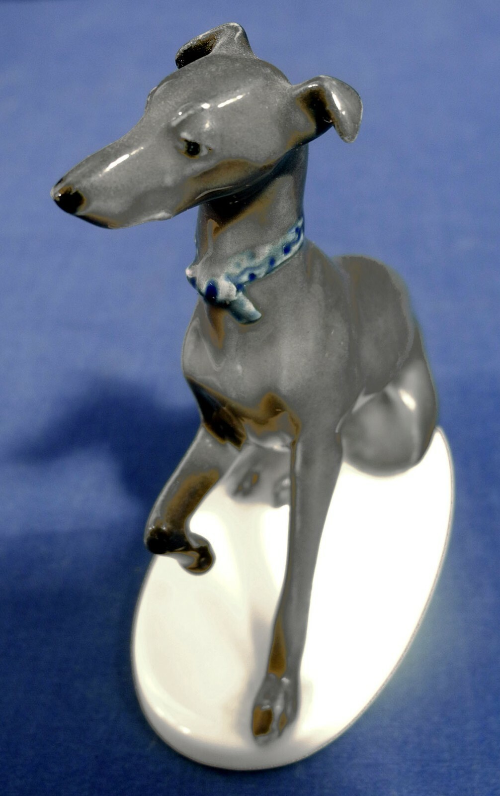 Rosenthal Germany Porcelain Dog Figurine #289 Whippet by Diller 3-5/8
