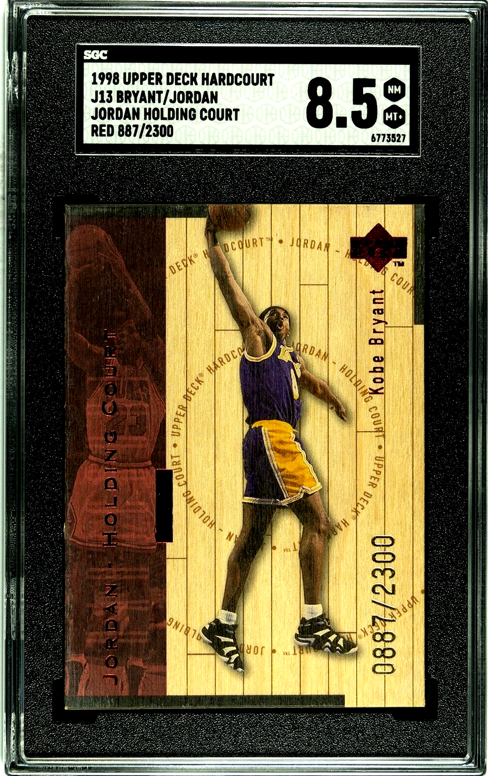 MICHAEL JORDAN　KOBE BRYANT　1998　NBA　UD 1998 MICHAEL JORDAN UD LIVING LEGEND KOBE BRYANT FILES PSA 9