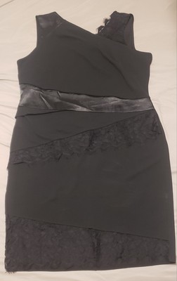 Venus Black Lace Detail Party Dress Women s Size 18 New