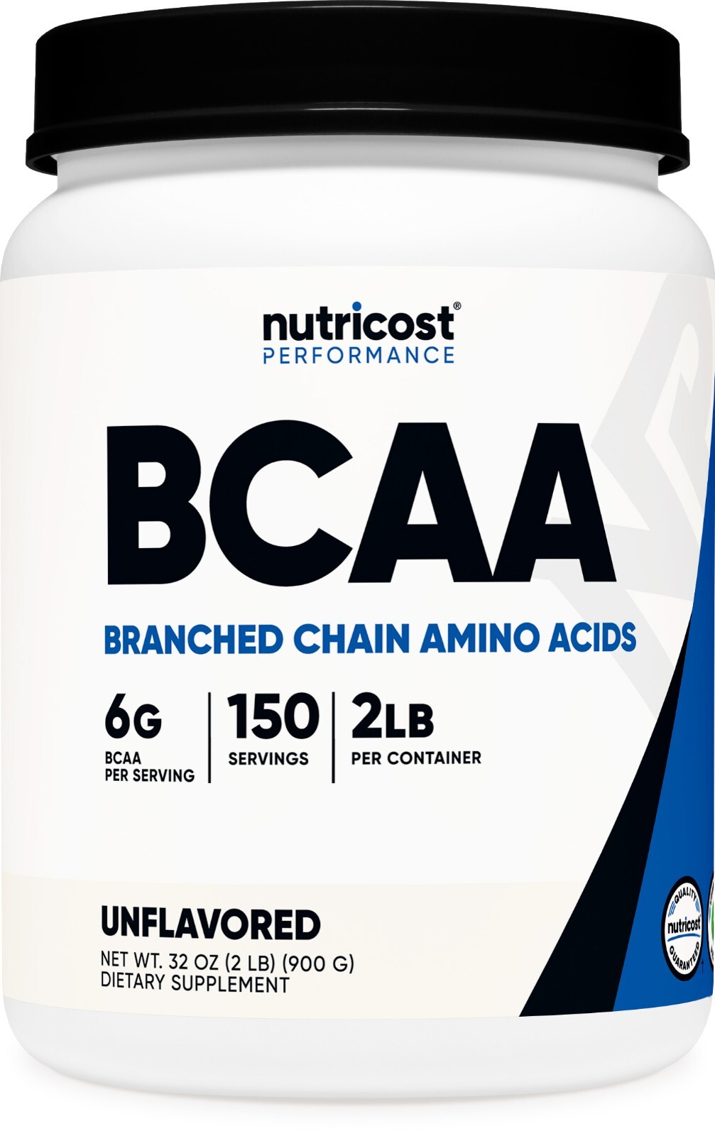 Порошок Nutricost BCAA (без вкуса), 150 порций - аминокислоты с разветвленной цепью