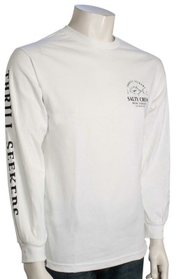 

Футболка Salty Crew GT LS — белая — новинка, Белый