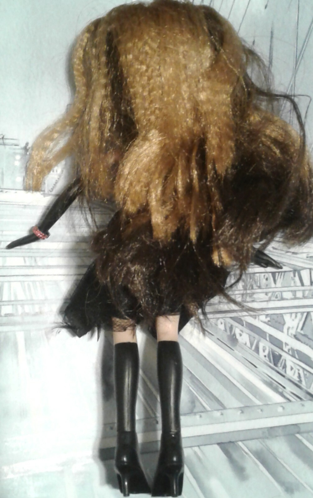 Bratz Doll Lot Goth Halloween jeans fashion  very cute pretty doll