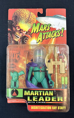 Mars Attack! Martian Leader! Disintegration Ray Staff Figure 1996 Trendmasters
