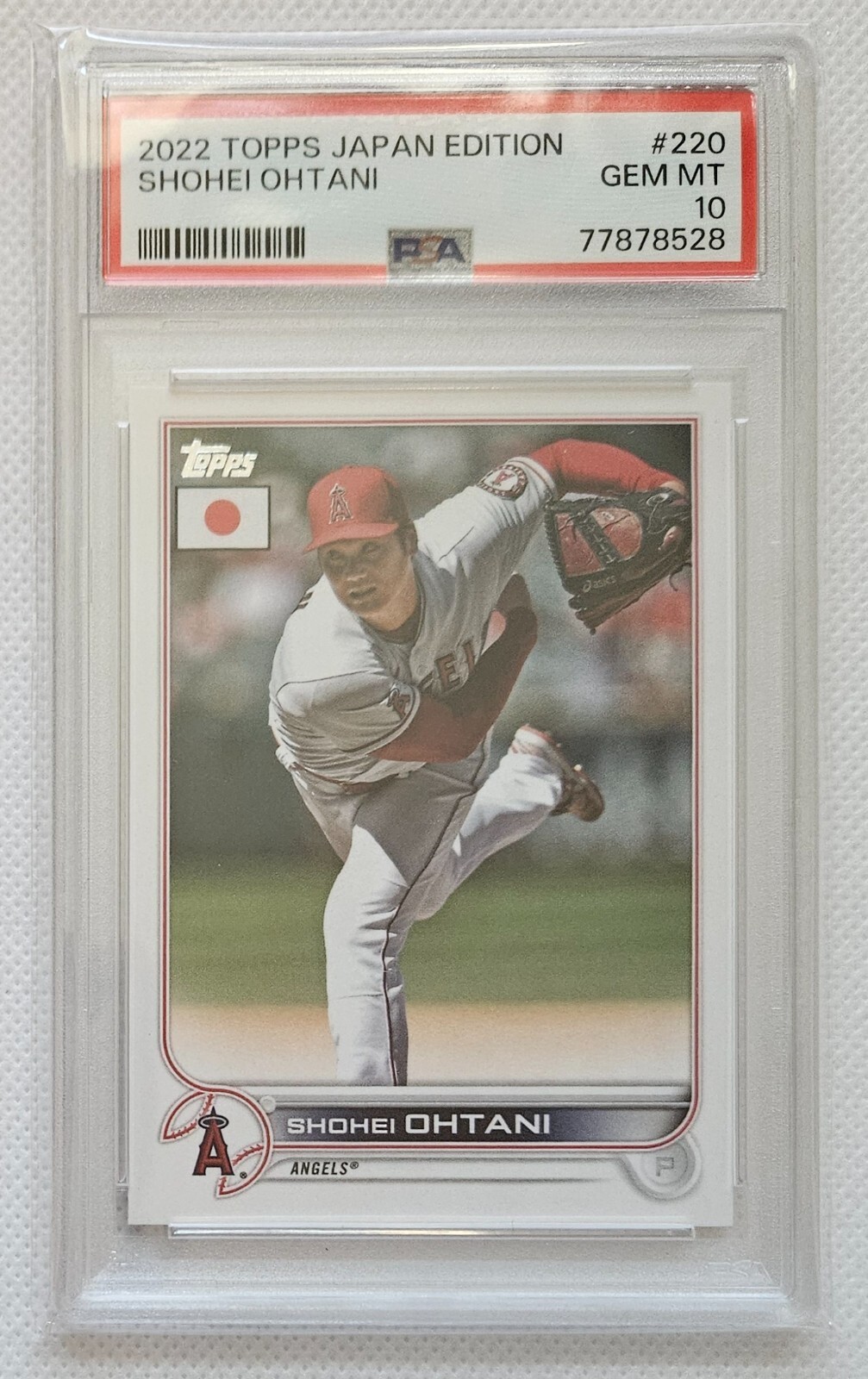Shohei Ohtani 50-50 Club 2022 Topps #220 Japan Edition PSA