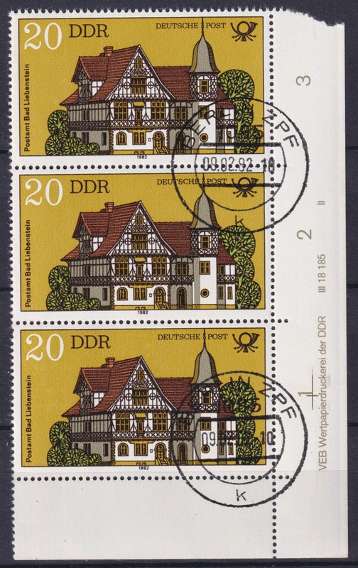 Ddr 2673 Gestempelt Dv Druckvermerk Fn Ii