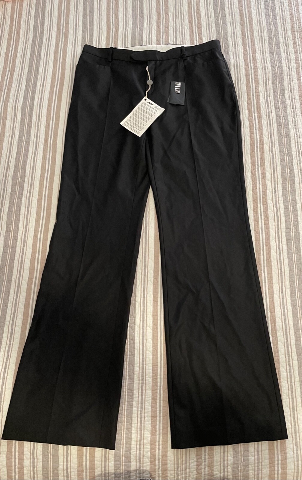 【2plan】Remble Wool Wide Pants Felted Wool Jersey Wide-Leg Pant in Regenerative Wool