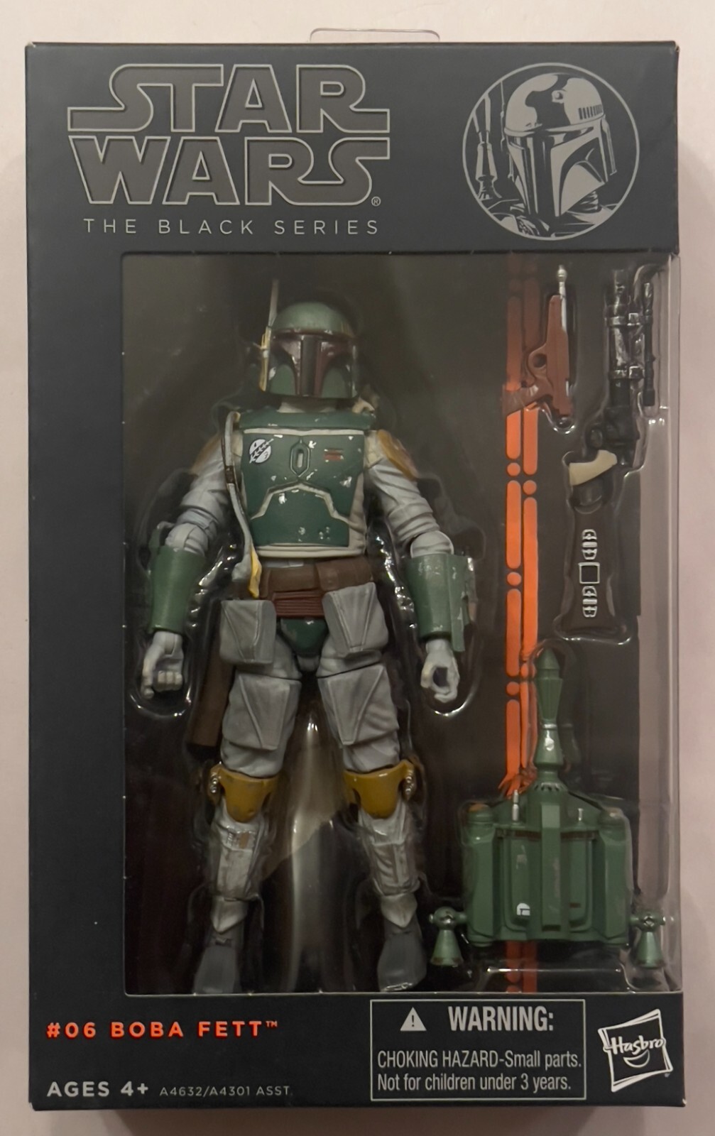 #新品 STAR WARS BOBA FETT 06 STAR WARS Black Series Orange Line Action Figure: #06 BOBA