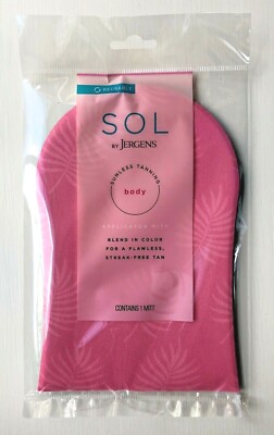 SOL by Jergens Sunless Tanning Body Applicator Reusable Hand Mitt