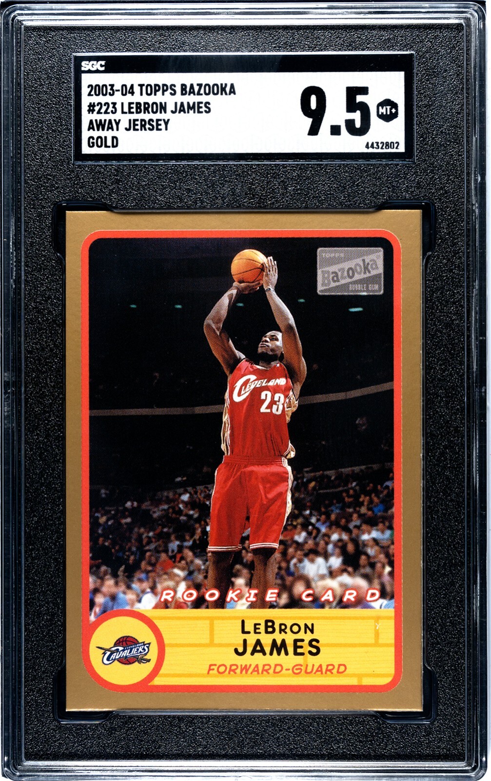 2003 topps bazooka lebron james