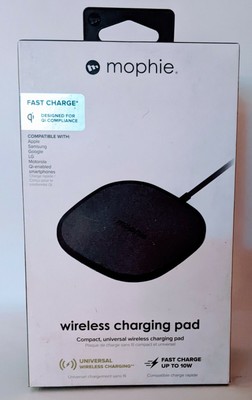 NIB Mophie 10w Qi Fast Charge Wireless Charger 409903381