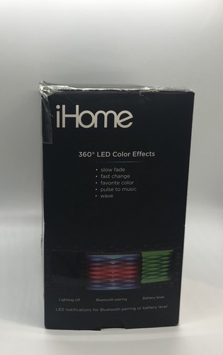 IHOME COLOR CHANGING BLUETOOTH SPEAKER (IBT85B)
