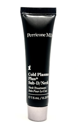 Perricone MD Cold Plasma Plus+ Sub D Neck Travel Mini 7.5 ml/0.25 oz NEW SEALED