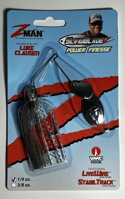 Z-Man SlingbladeZ Power Finesse Spinnerbait Twin Blade Zman Bass Fishing Lure