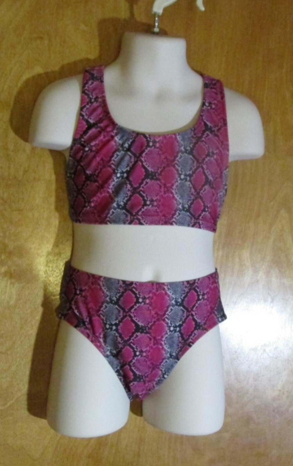 Child’s 2-Pc Swimsuit, Pink Diamond Child Small