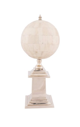 Костяной шар размером 6,5 X 6,5 X 14,5 Мм с алюминиевой основой