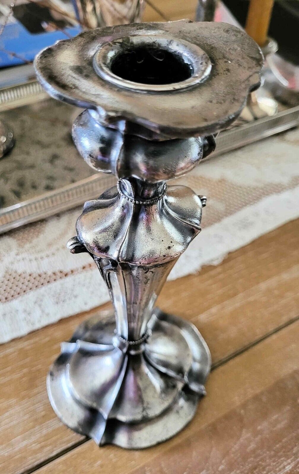 Antique Quadruple Plate Candlestick by PairPoint Mfg. co. | eBay Antique Quadruple Plate Candlestick by PairPoint Mfg. co. | eBay
