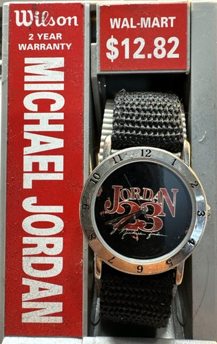 Michael Jordan Bulls 1990s Wilson Wristwatch & Case Jordan
