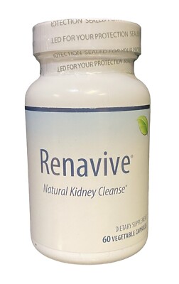 New Renavive Natural Kidney Cleanse - 60 Capsules 04/25