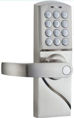 HAIFUAN Digital Keypad Door Lock Backup Keys, Electronic Keyless Entry Left Hand