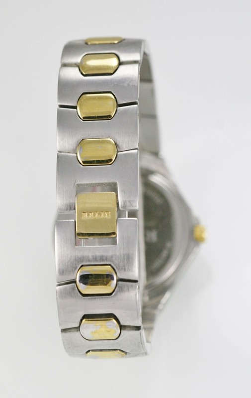 Relic Mens Watch Stainless Silver Gold Water Resistant 30m Battery Black Quartz eBay