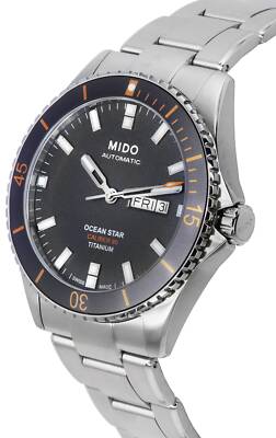 Pre-owned Mido Ocean Star 200 Automatic Diver's M026.430.44.061.00 Men's Watch
