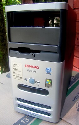 Compaq Presario S6000NX Empty Computer 4 Slot ATX Motherboard Tower PC Case
