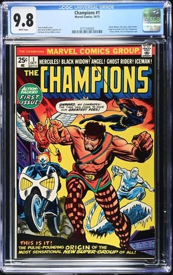 Champions #1 CGC 9.8 White Pages