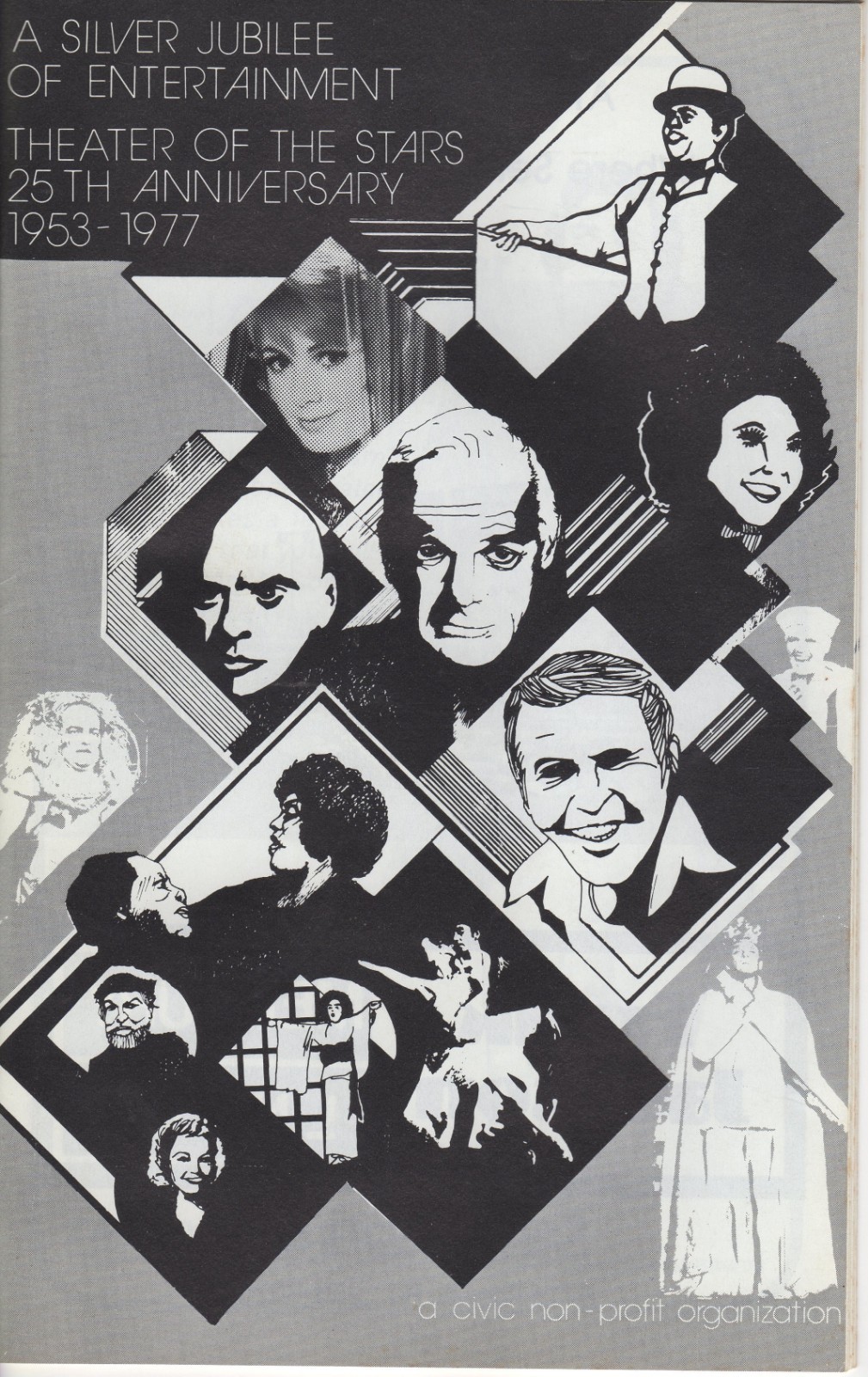 Cloris Leachman Signed Program Wonderful Town Autograph 1977 Atlanta