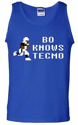 Bo Jackson Oakland Raiders ''Bo Knows Tecmo'' jersey Tank Top
