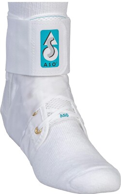 Med Spec 264004 ASO Ankle Stabilizer White Size Medium M Ankle Support
