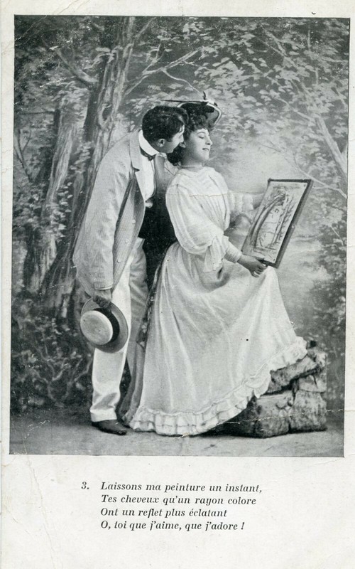 *20062 Cpa Fantaisie Couple