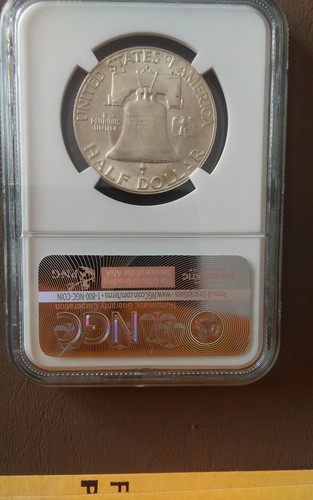 1948-d Franklin NGC MS64 FBL