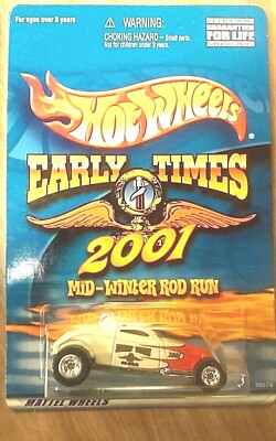 HOT WHEELS 2000 & 2001 EARLY TIMES MID WINTER ROD RUN LOT OF 2 PHAETON & SO FAST