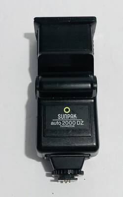 Sunpak Auto 2000 DZ Thyristor Shoe Mount Flash Tested