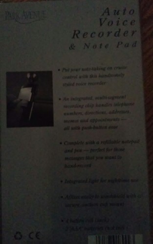 voice auto recorder and notepad