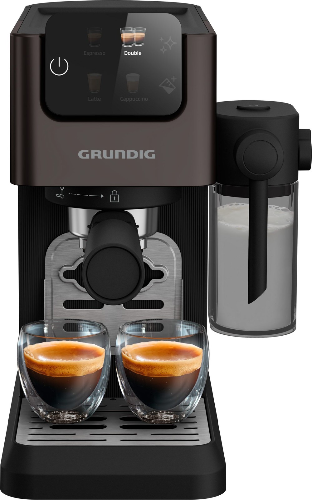 Grundig Espressomaschine KSM 5330 Siebträger Milchbehälter Touch-Display B-WARE - Bild 2 von 4