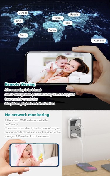 Spy Camera Charger| Hidden Camera Charger | Nanny Cam | 2K HD Wall Outlet Hid... - Image 13