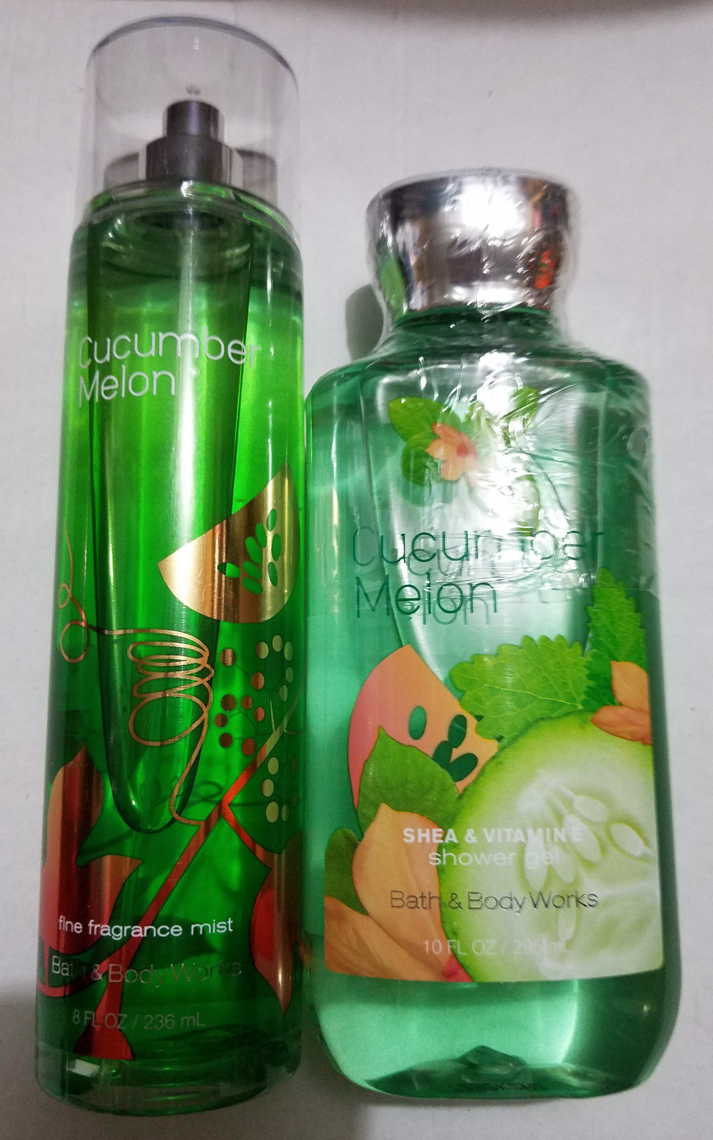 NEW 2 PC. SET BATH & BODY WORKS 8 0Z. FRAGRANCE MIST & 10 OZ. SHOWER GEL  YOU CH