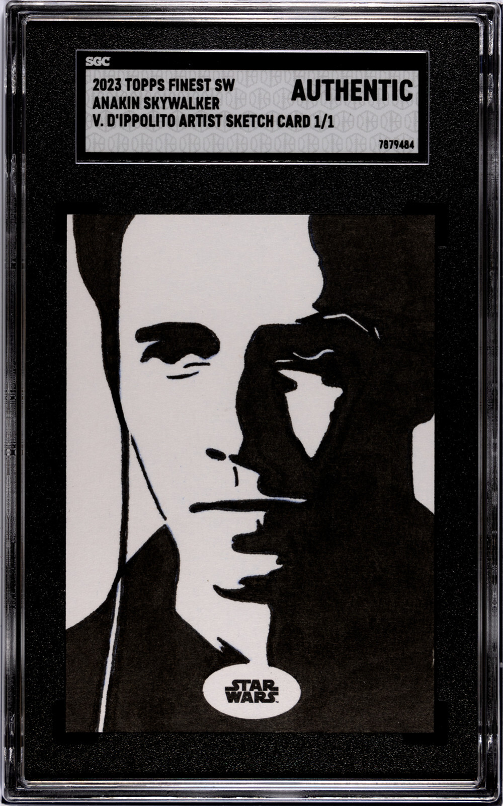star wars topps sketch スケッチカード 2024 Topps Chrome Star Wars Galaxy Stormtrooper Sketch Card