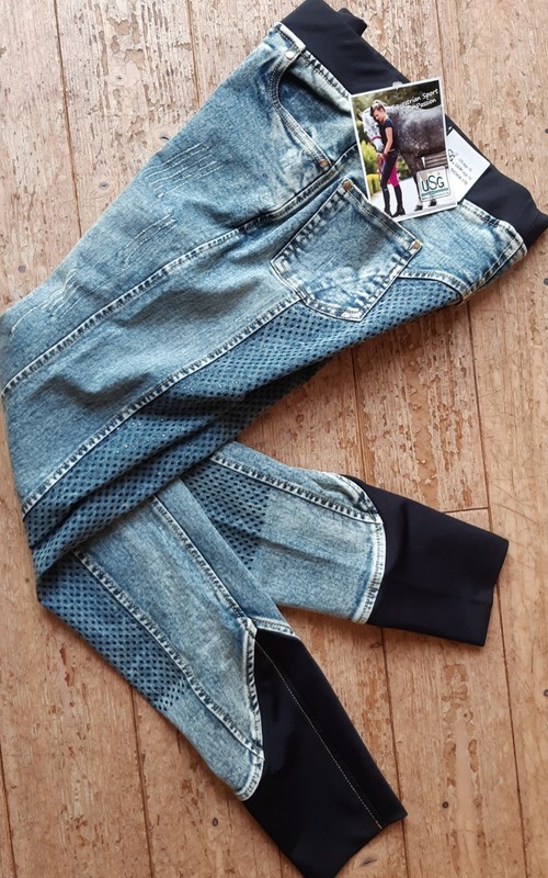 Usg Jeans Vollbesatz Reitleggings Gr. 134 140 146 152 158 164 170  176 Reitjeans