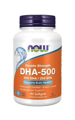 Now Foods DHA 500 мг 90 мягких капсул
