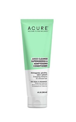 Acure Juice Cleanse Supergreens & Adaptogens Кондиционер 8 жидких унций