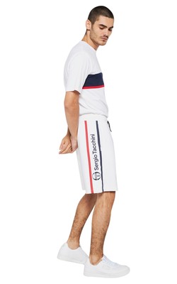 

Мужские флисовые шорты Abbey Sergio Tacchini, Белый, Короткие